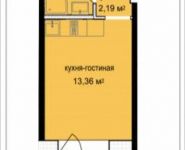 1-комнатная квартира площадью 21.4 кв.м,  | цена 2 485 349 руб. | www.metrprice.ru