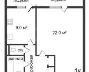 1-комнатная квартира площадью 40 кв.м, Ратная ул., 12 | цена 5 590 000 руб. | www.metrprice.ru