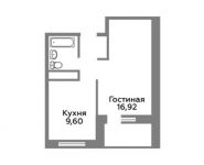 1-комнатная квартира площадью 35.3 кв.м, Троицкая ул. | цена 3 011 789 руб. | www.metrprice.ru