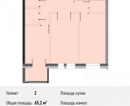 2-комнатная квартира площадью 65.2 кв.м, Береговой пр., ВЛ5 | цена 15 191 600 руб. | www.metrprice.ru