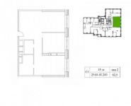 2-комнатная квартира площадью 83 кв.м, Верхняя ул., 34 | цена 36 877 500 руб. | www.metrprice.ru