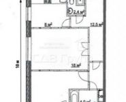 2-комнатная квартира площадью 60 кв.м, улица Вилиса Лациса, 15 | цена 11 500 000 руб. | www.metrprice.ru