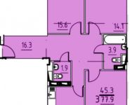 3-комнатная квартира площадью 80.9 кв.м, Лесная ул. | цена 6 633 800 руб. | www.metrprice.ru