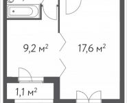 1-комнатная квартира площадью 38 кв.м, Вешняковская | цена 6 992 000 руб. | www.metrprice.ru