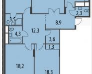 4-комнатная квартира площадью 130.2 кв.м, Вавилова, 29 | цена 29 395 670 руб. | www.metrprice.ru