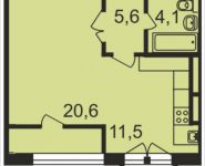 1-комнатная квартира площадью 39 кв.м, Ивановская, 3Г | цена 3 506 600 руб. | www.metrprice.ru