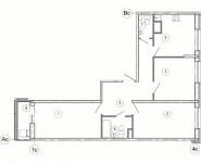 3-комнатная квартира площадью 79 кв.м, улица Игоря Мерлушкина, 1 | цена 6 771 937 руб. | www.metrprice.ru