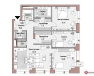 1-комнатная квартира площадью 115.2 кв.м, Газетный переулок, 17 | цена 52 140 000 руб. | www.metrprice.ru