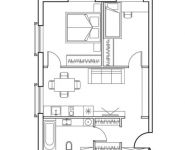 3-комнатная квартира площадью 58.4 кв.м, МКАД, 25-й километр, вл1 | цена 16 298 240 руб. | www.metrprice.ru