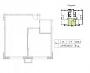 1-комнатная квартира площадью 54 кв.м в ЖК "Суббота", Верхняя ул., 34 | цена 21 463 200 руб. | www.metrprice.ru