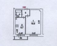 1-комнатная квартира площадью 35.7 кв.м, Краснобогатырская улица, 90 | цена 4 870 000 руб. | www.metrprice.ru