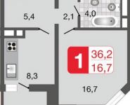 1-комнатная квартира площадью 36 кв.м, Рождественская ул., 29 | цена 4 730 000 руб. | www.metrprice.ru