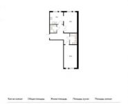 2-комнатная квартира площадью 68.6 кв.м, Краснобогатырская улица, 90 | цена 6 729 660 руб. | www.metrprice.ru