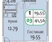 1-комнатная квартира площадью 42 кв.м, Белорусская улица, 2 | цена 3 700 000 руб. | www.metrprice.ru