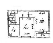 2-комнатная квартира площадью 47.3 кв.м, Коненкова ул., 12 | цена 7 290 000 руб. | www.metrprice.ru