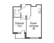 1-комнатная квартира площадью 54.6 кв.м, проезд Серебрякова, 11-13к1 | цена 8 194 531 руб. | www.metrprice.ru