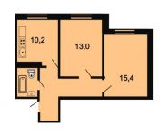 2-комнатная квартира площадью 51.2 кв.м, Красная улица, 64 | цена 2 932 001 руб. | www.metrprice.ru