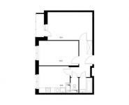 2-комнатная квартира площадью 50.8 кв.м,  | цена 4 948 445 руб. | www.metrprice.ru