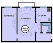2-комнатная квартира площадью 46 кв.м, Одесская улица, 1/19 | цена 6 700 000 руб. | www.metrprice.ru