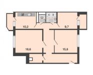 3-комнатная квартира площадью 82.3 кв.м, Базовская ул, д. 15, корп. 1 | цена 9 277 000 руб. | www.metrprice.ru