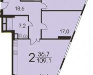 2-комнатная квартира площадью 109.1 кв.м, Мытная ул., 44 | цена 31 015 766 руб. | www.metrprice.ru