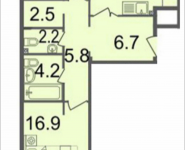 3-комнатная квартира площадью 83.7 кв.м, Серебрякова, 11-13, корп.3 | цена 12 044 430 руб. | www.metrprice.ru