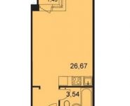 1-комнатная квартира площадью 31 кв.м, Ходынский бул., 2С1 | цена 7 753 788 руб. | www.metrprice.ru