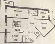 4-комнатная квартира площадью 12 кв.м, Александры Монаховой ул. | цена 14 500 000 руб. | www.metrprice.ru