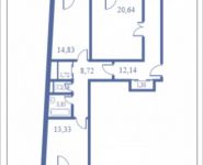 3-комнатная квартира площадью 107.3 кв.м, Кудрявцева, 12 | цена 11 051 900 руб. | www.metrprice.ru