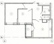 2-комнатная квартира площадью 58.9 кв.м, Космонавтов б-р, 7 | цена 5 552 649 руб. | www.metrprice.ru