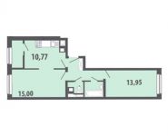 2-комнатная квартира площадью 53.1 кв.м, улица Гоголя, 3 | цена 4 673 705 руб. | www.metrprice.ru