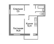 2-комнатная квартира площадью 48.1 кв.м, Троицкая ул. | цена 3 567 096 руб. | www.metrprice.ru