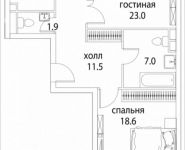 2-комнатная квартира площадью 79 кв.м, Золоторожский Вал, 11, стр. 9, корп.2 | цена 15 780 000 руб. | www.metrprice.ru