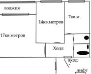 1-комнатная квартира площадью 44.69 кв.м,  | цена 3 870 109 руб. | www.metrprice.ru