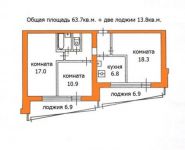 3-комнатная квартира площадью 65 кв.м, Севанская улица, 4 | цена 9 500 000 руб. | www.metrprice.ru