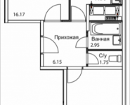 2-комнатная квартира площадью 60.33 кв.м, 2-я Муравская, корп.8 | цена 7 354 830 руб. | www.metrprice.ru