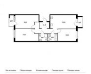 3-комнатная квартира площадью 96.9 кв.м, Берёзовая аллея, 17к1 | цена 18 734 636 руб. | www.metrprice.ru