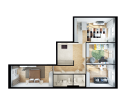 3-комнатная квартира площадью 91.4 кв.м, | цена 6 580 800 руб. | www.metrprice.ru