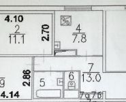 3-комнатная квартира площадью 66 кв.м, Череповецкая ул., 24 | цена 10 500 000 руб. | www.metrprice.ru