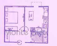 1-комнатная квартира площадью 38 кв.м, Эдальго мкр, 2 | цена 6 390 000 руб. | www.metrprice.ru