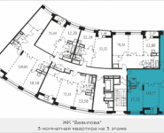 3-комнатная квартира площадью 118.57 кв.м, Вавилова, 69 | цена 27 129 745 руб. | www.metrprice.ru
