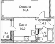 1-комнатная квартира площадью 37 кв.м, Золоторожский Вал, 11, стр. 9, корп.7 | цена 8 433 530 руб. | www.metrprice.ru