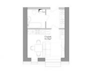 1-комнатная квартира площадью 26 кв.м, Россошанская улица, 5к1 | цена 4 414 900 руб. | www.metrprice.ru