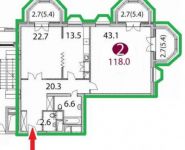 2-комнатная квартира площадью 118 кв.м, Вернадского просп., 78КА | цена 21 500 000 руб. | www.metrprice.ru