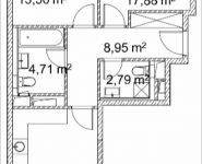 2-комнатная квартира площадью 68.5 кв.м, Лазоревый пр., 3 | цена 16 700 848 руб. | www.metrprice.ru