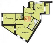 2-комнатная квартира площадью 97.3 кв.м, Белая дача мкр, 7А | цена 8 300 000 руб. | www.metrprice.ru