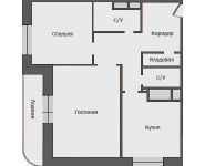 2-комнатная квартира площадью 2 кв.м, Академика Павлова ул., 24 | цена 21 138 000 руб. | www.metrprice.ru