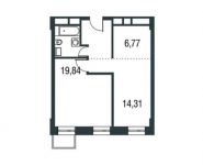 2-комнатная квартира площадью 54.3 кв.м в ЖК "AFI Residence. Павелецкая", улица Гришина, 14 | цена 8 428 717 руб. | www.metrprice.ru