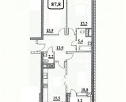 3-комнатная квартира площадью 87.8 кв.м, пр-кт Будённого, д. 51к3 | цена 16 726 548 руб. | www.metrprice.ru