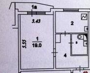 1-комнатная квартира площадью 37.8 кв.м, Крылатская ул., 31К1 | цена 8 700 000 руб. | www.metrprice.ru